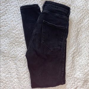 Dark Grey High Rise Zara Skinny Jean
